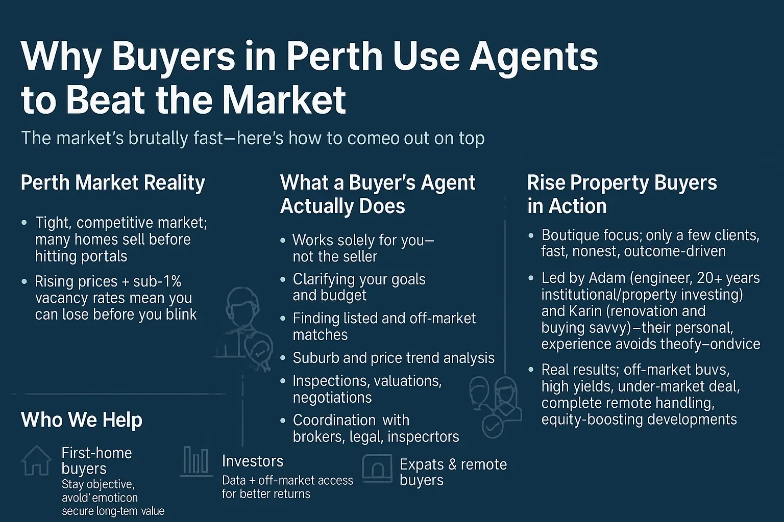 Why Buyers in Perth Use Agents to Beat the Market